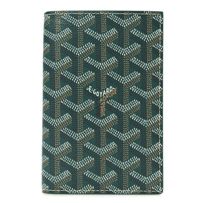 Goyard Goyardine Grenelle Passport Wallet Green 1 of 7