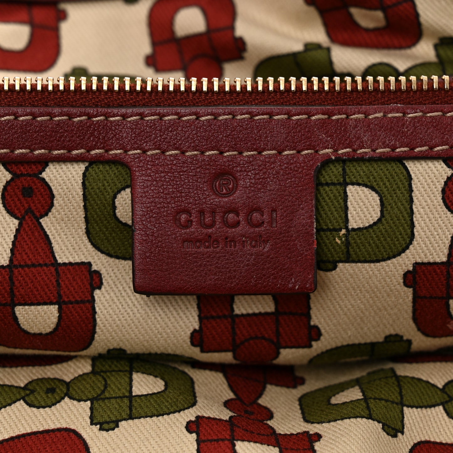 Guccissima Shoulder Bag Red