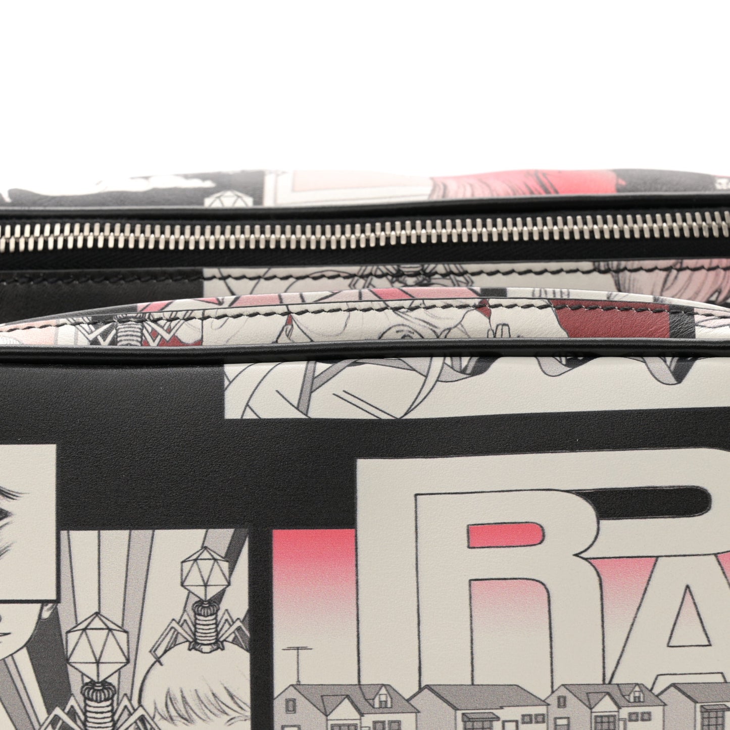 X JAMES JEAN Vitello DNA Flat Belt Bag Black