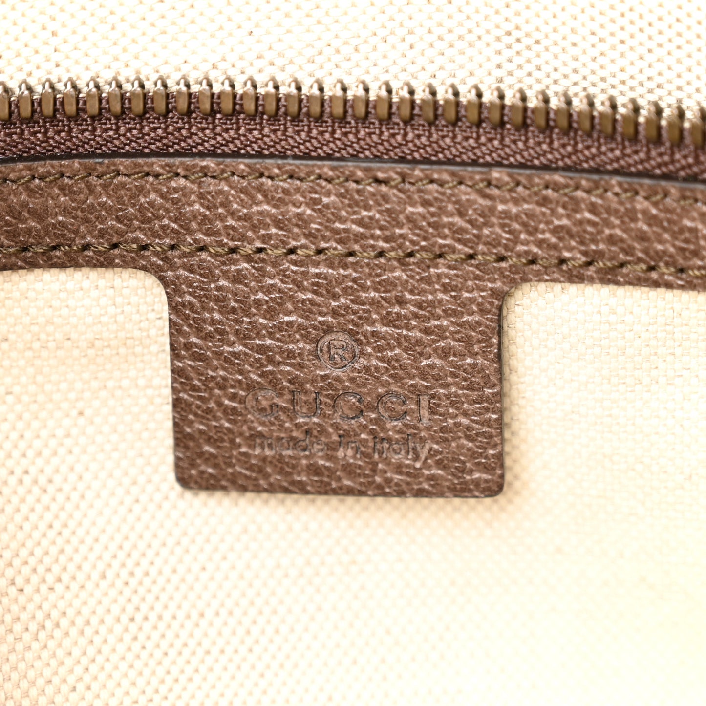 GG Supreme Monogram Textured Dollar Calfskin Web Medium Ophidia Carry-On Duffle Bag Beige Ebony New Acero