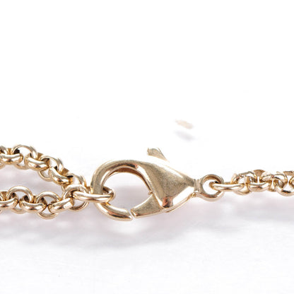 Chanel Pearl Silk Enamel CC Long Necklace Pink Gold 3 of 7