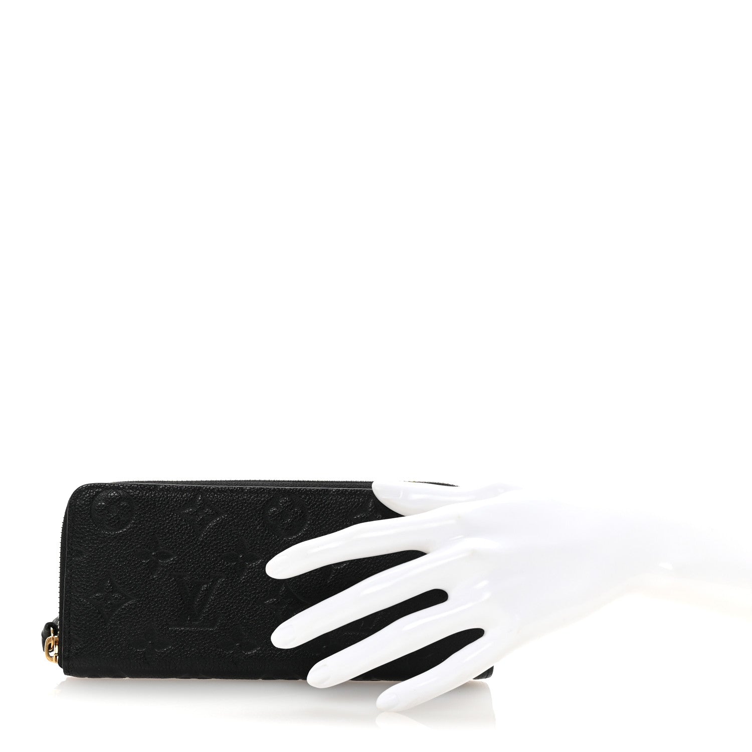 Louis Vuitton Empreinte Clemence Wallet Black 2 of 6