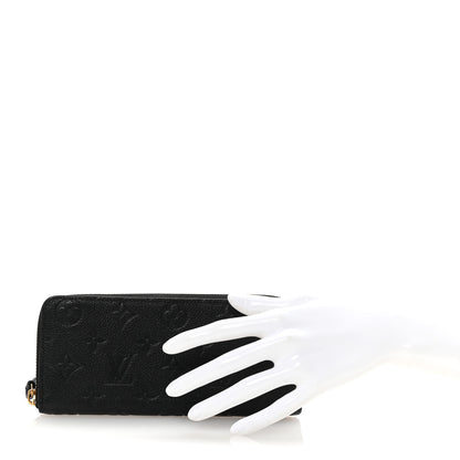 Louis Vuitton Empreinte Clemence Wallet Black 2 of 6