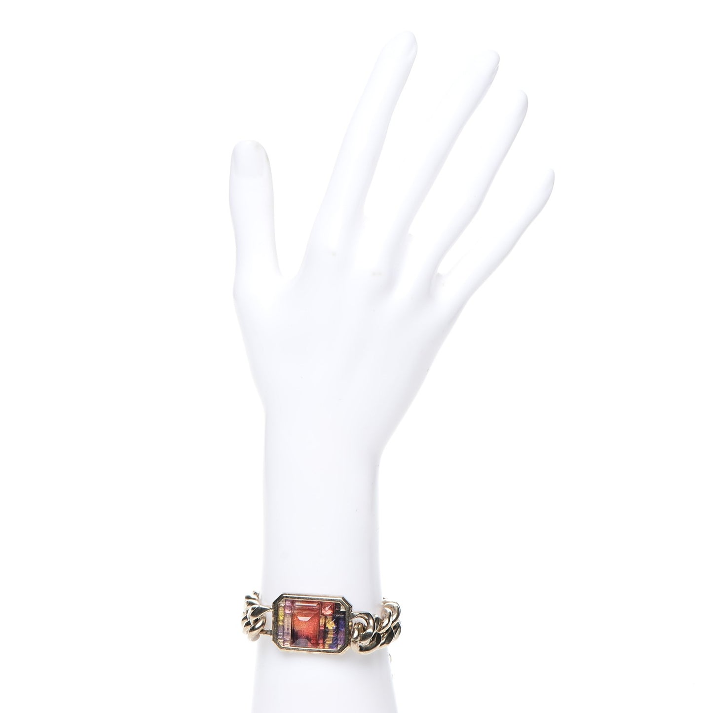 Flower Power Chain Bracelet Gold