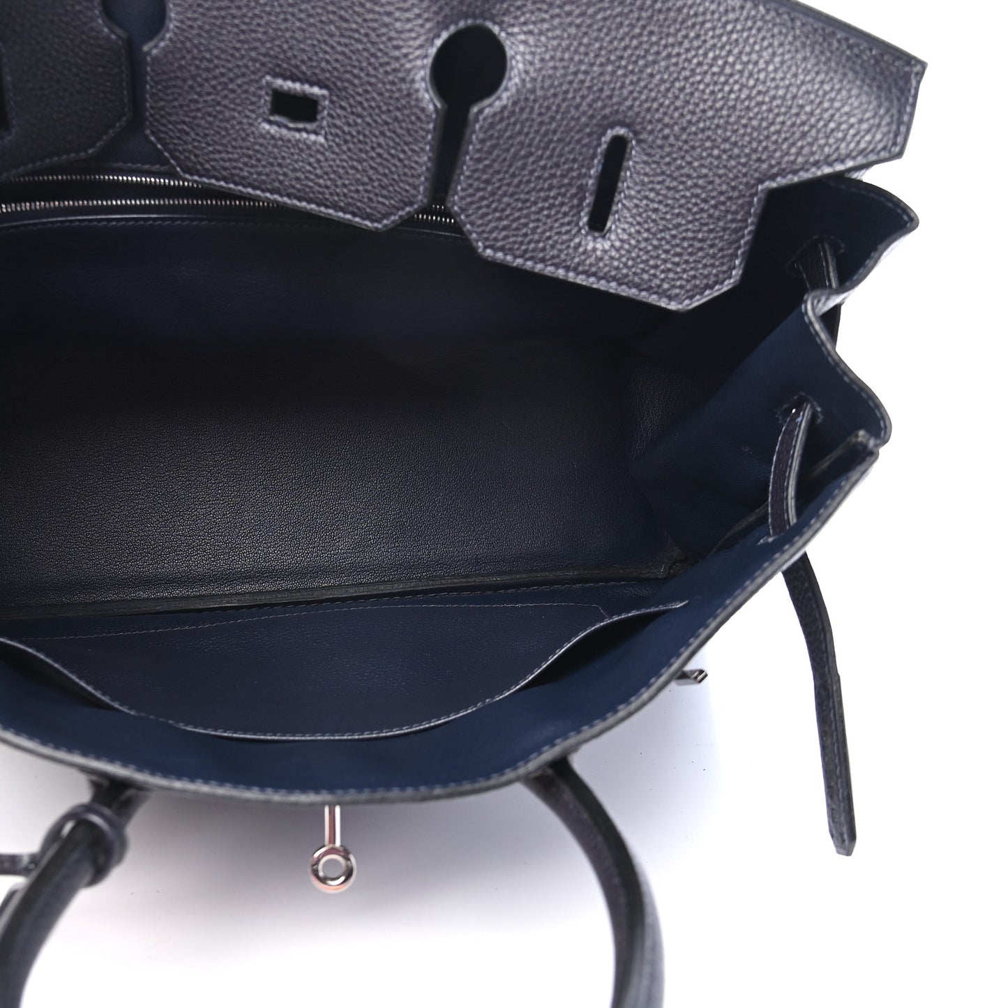 Taurillon Clemence Birkin 35 Bleu Indigo