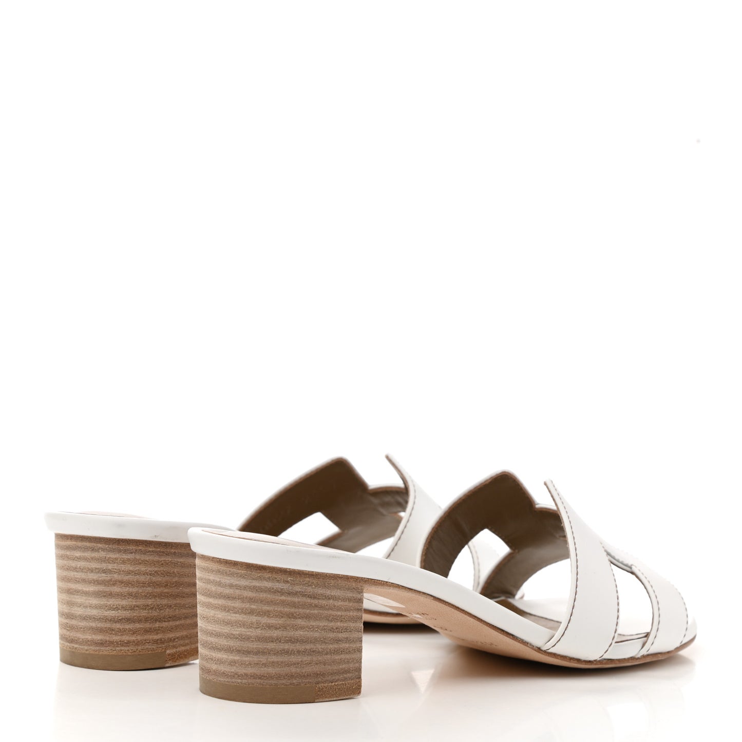 Calfskin Oasis Sandals 35.5 White