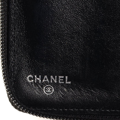 Chanel Caviar CC Timeless Large Zip Around Wallet Black 7 of 9