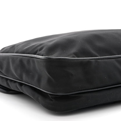 Prada Nylon Vela Flat Messenger Bag Black 11 of 12
