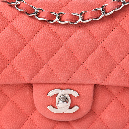 Chanel Iridescent Caviar Quilted Mini Rectangular Flap Dark Pink 8 of 16