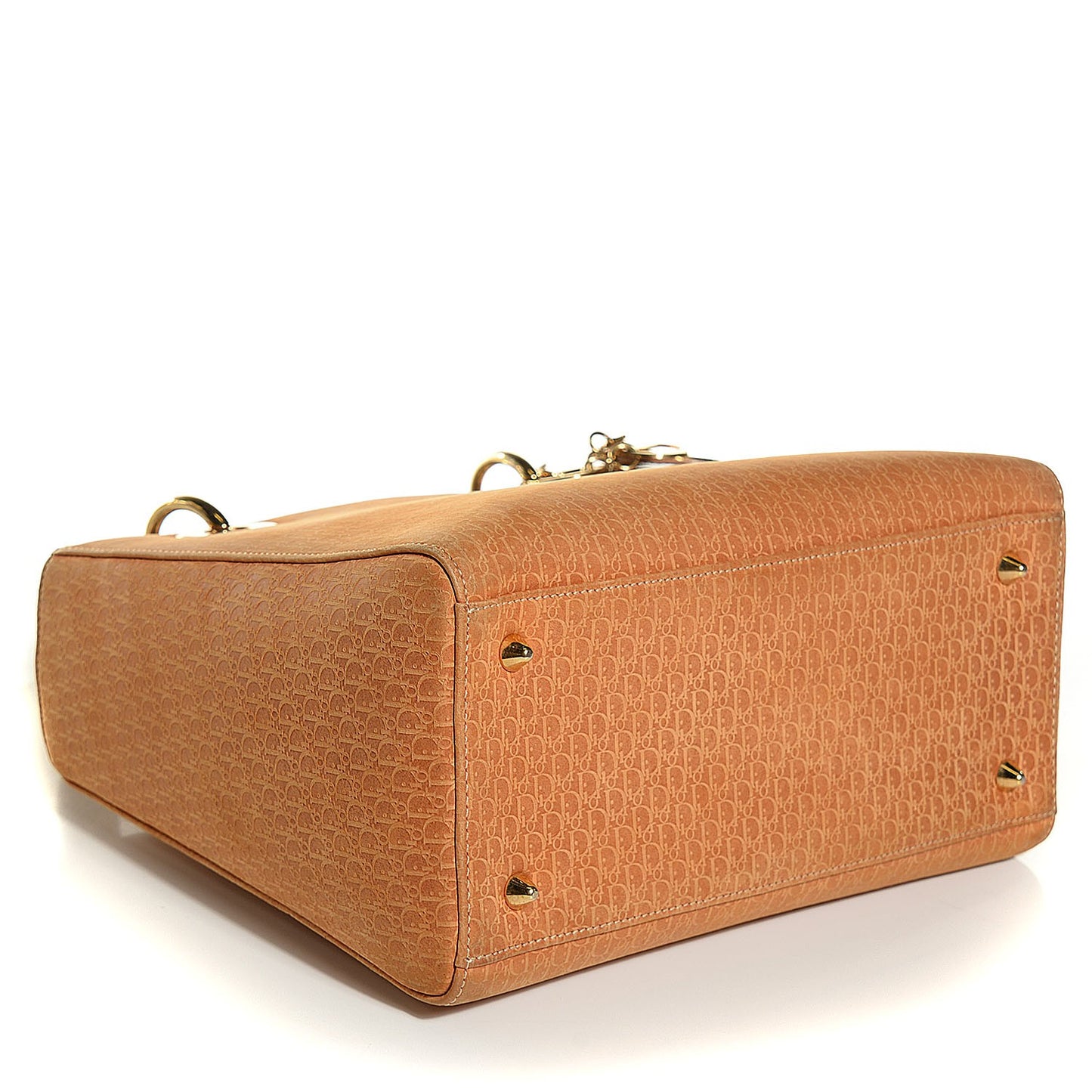 Suede Diorissimo Mini Lady Dior Gold