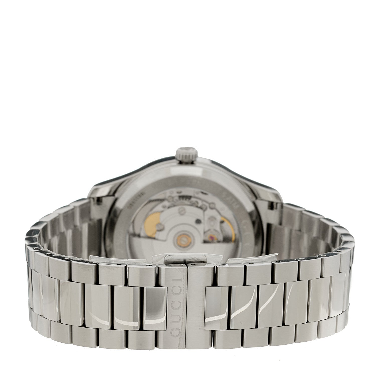 Gucci Stainless Steel 38mm Bee Automatic Watch Champagne 3 of 4
