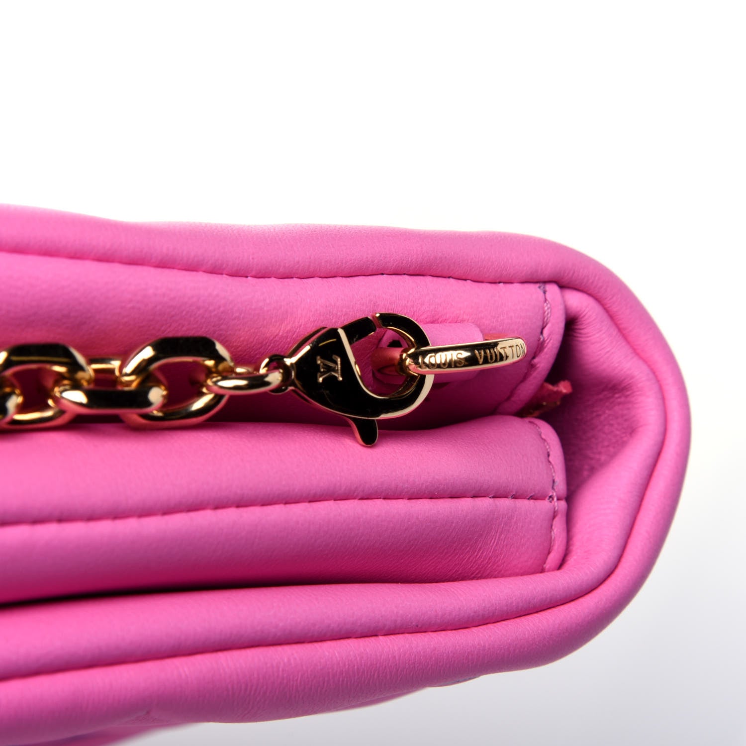 Louis Vuitton Lambskin Embossed Monogram Vuittamins Pochette Coussin Rose Violet 11 of 12
