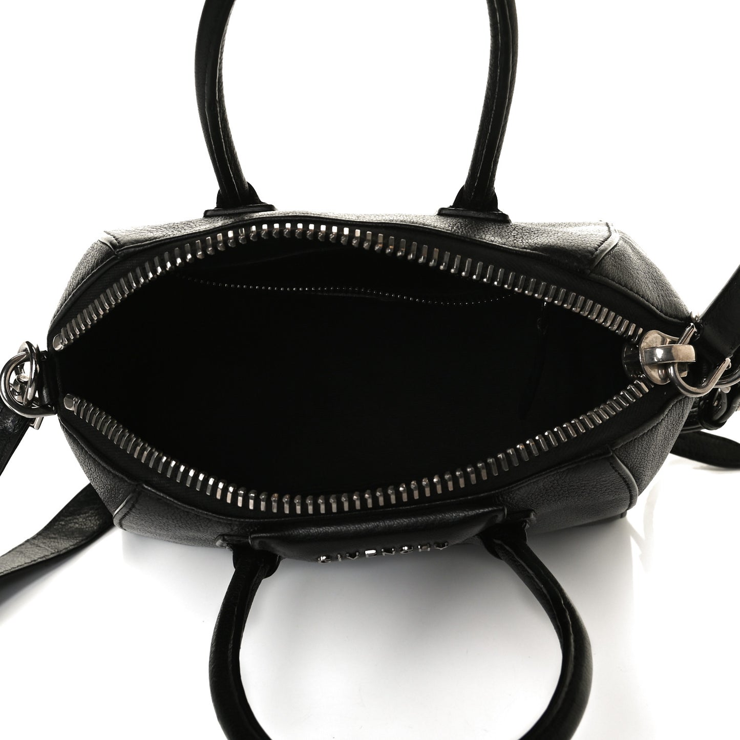 Sugar Goatskin Mini Antigona Black