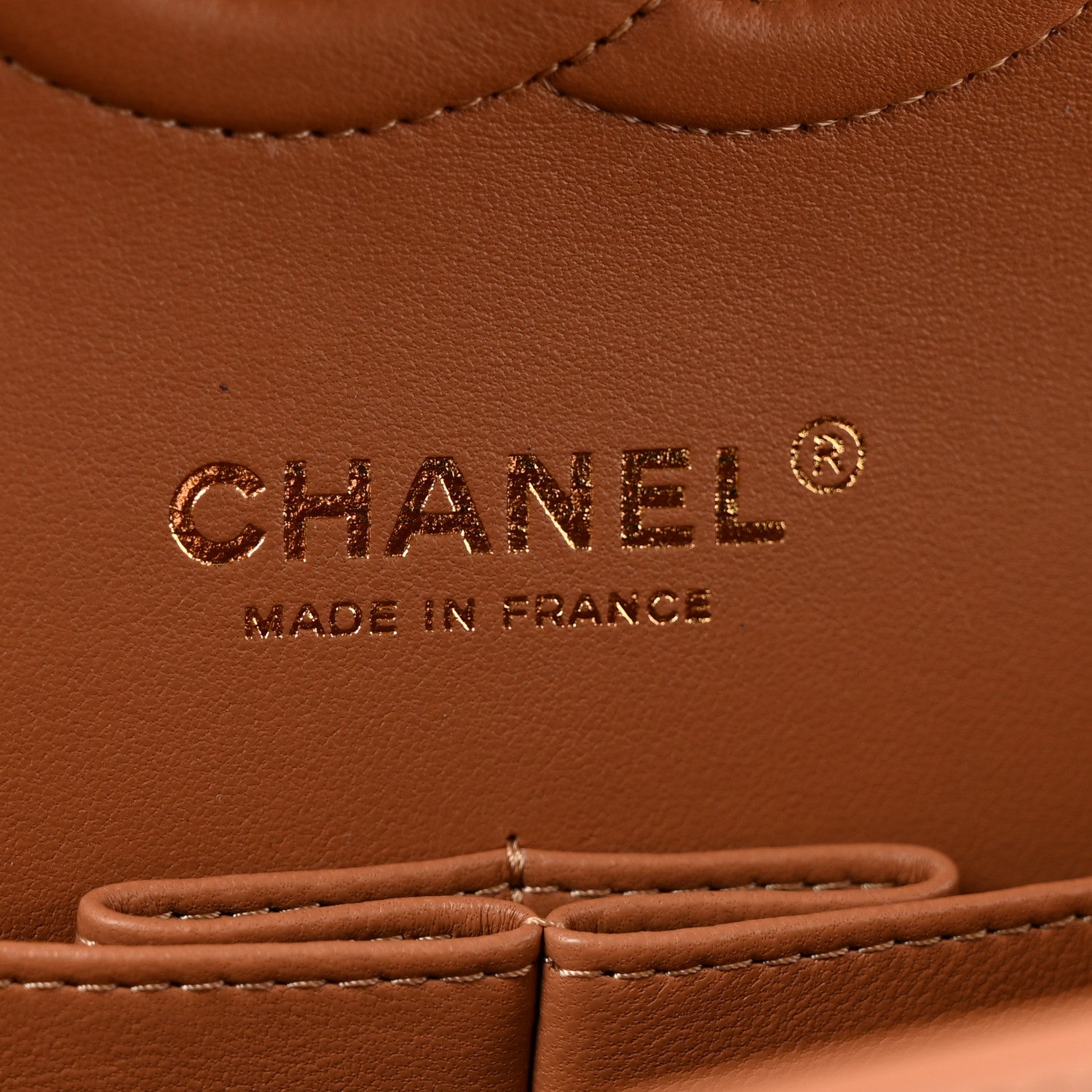 Chanel Lambskin Quilted Medium Double Flap Brown 6 of 11