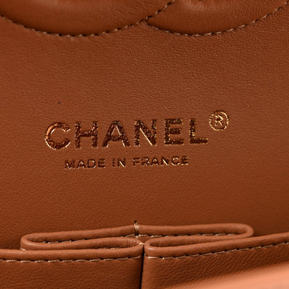 Chanel Lambskin Quilted Medium Double Flap Brown 6 of 11