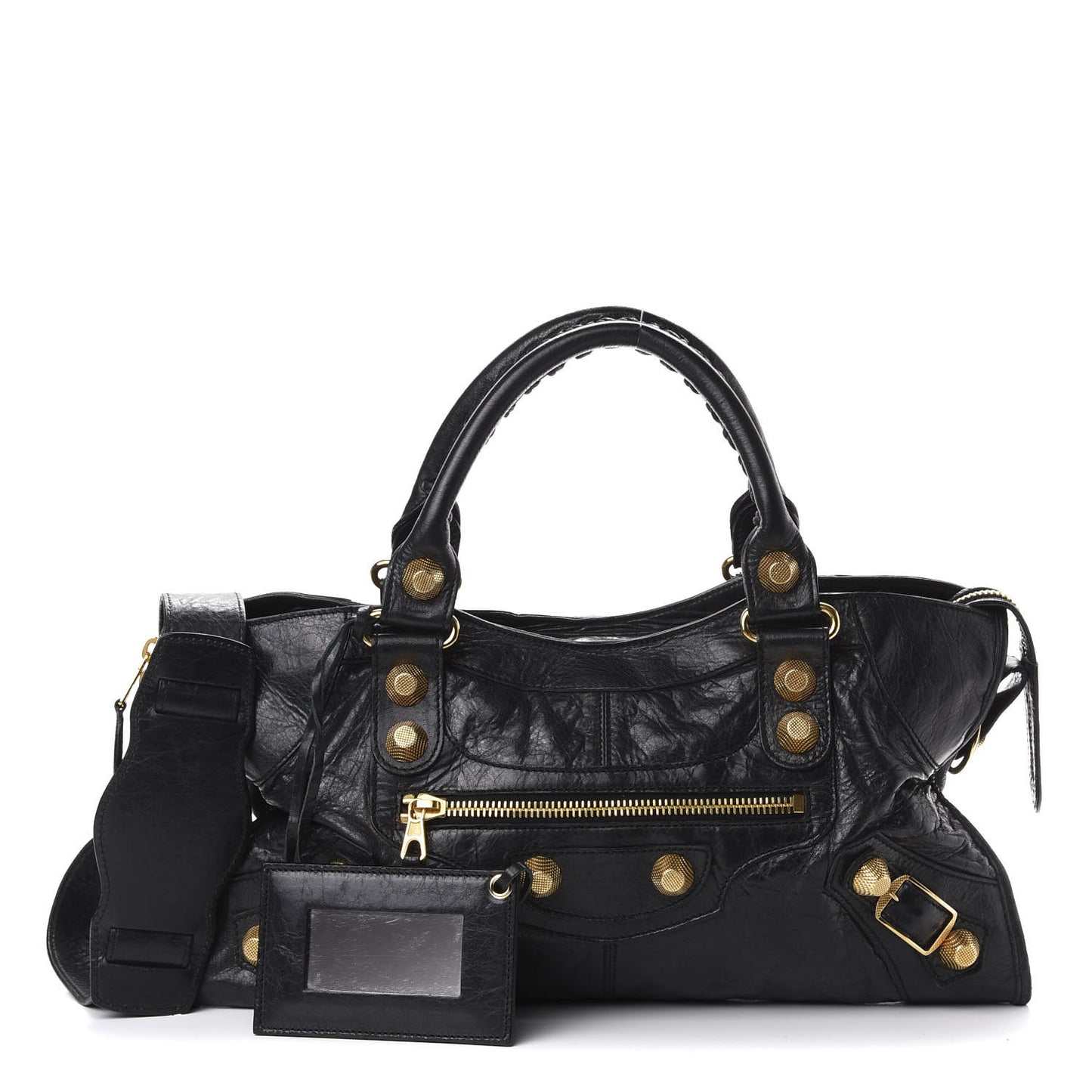 Agneau Giant 21 Gold Hardware Part Time Black