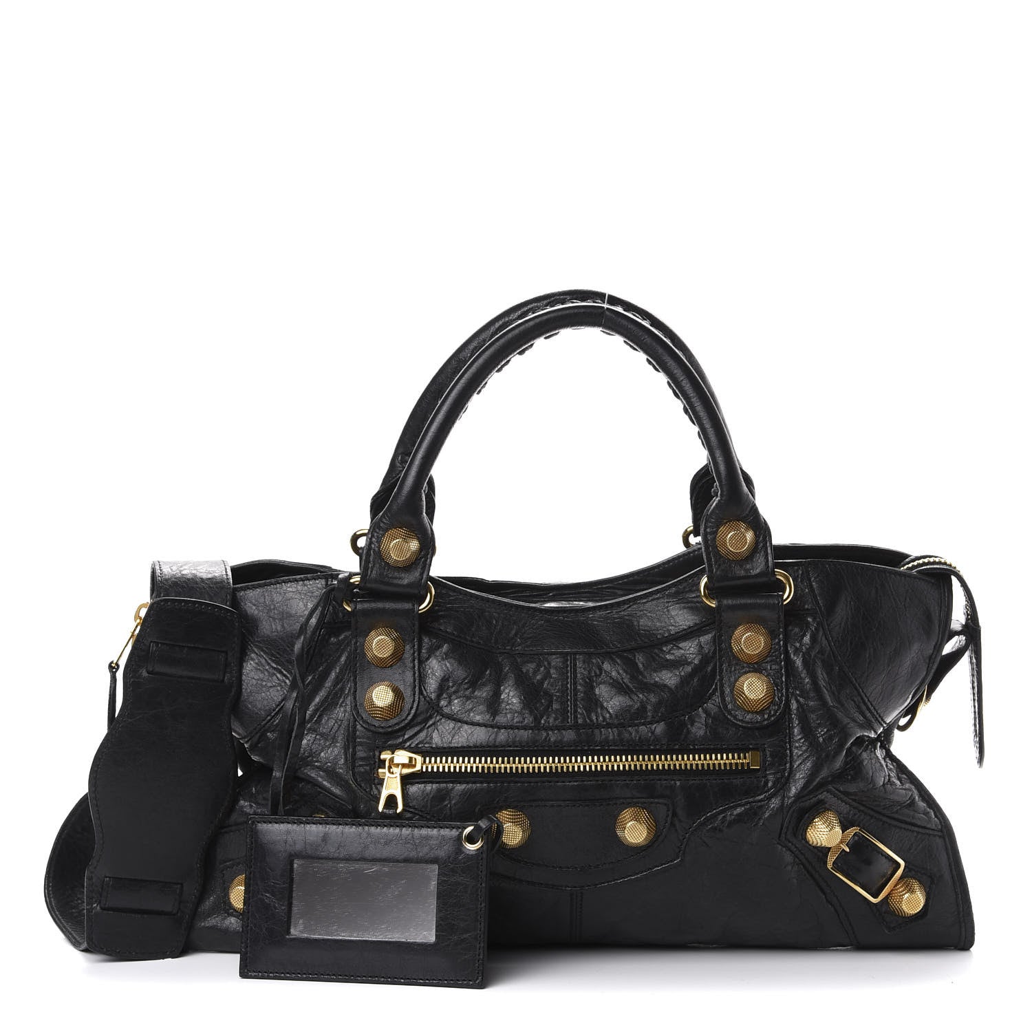 Balenciaga Agneau Giant 21 Gold Hardware Part Time Black 1 of 10