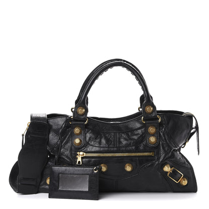 Balenciaga Agneau Giant 21 Gold Hardware Part Time Black 1 of 10