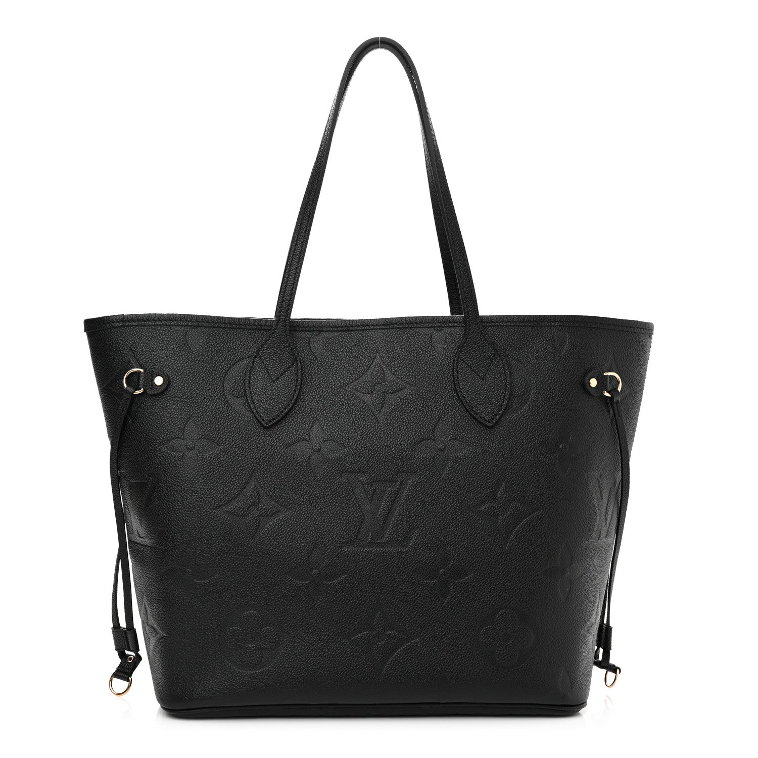 Louis Vuitton Empreinte Monogram Giant Neverfull MM Black 3 of 12