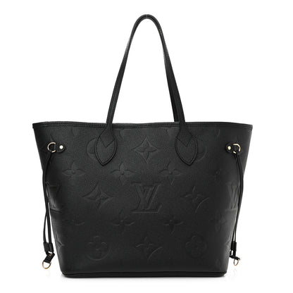 Louis Vuitton Empreinte Monogram Giant Neverfull MM Black 3 of 12