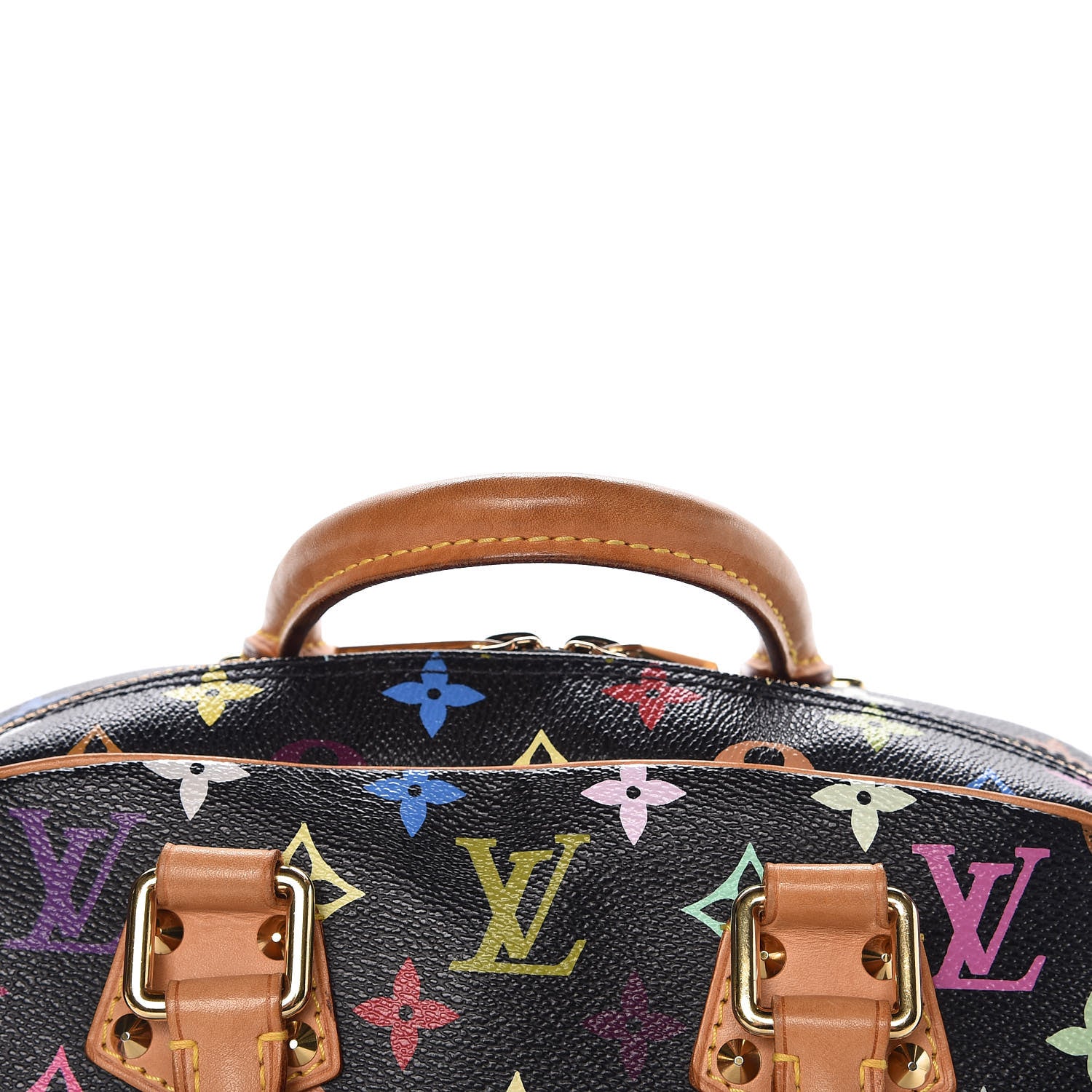 Louis Vuitton Monogram Multicolor Trouville Black 8 of 8