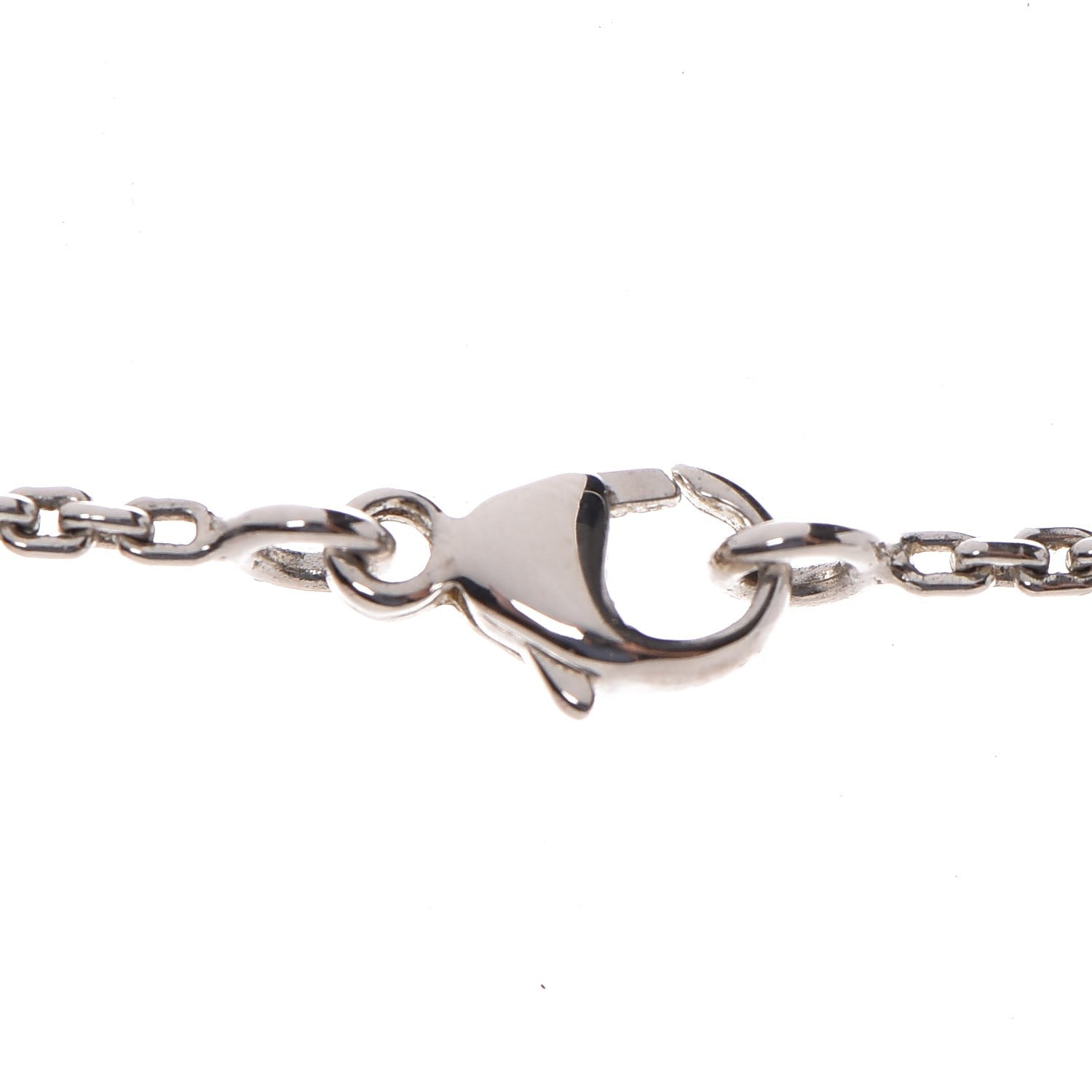 Louis Vuitton Sterling Silver Lockit Necklace 4 of 4