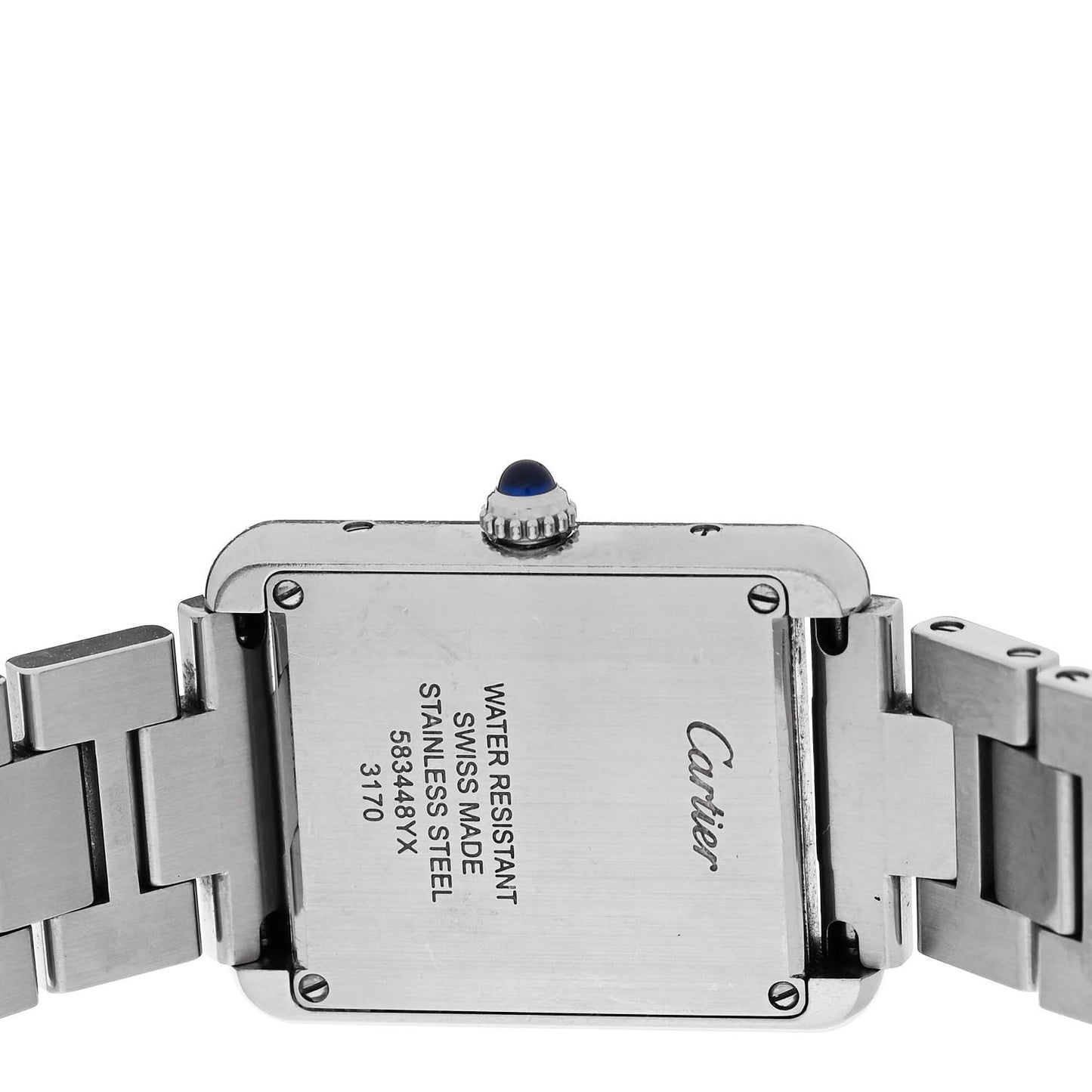 Stainless Steel 24mm Tank Solo Quartz Watch