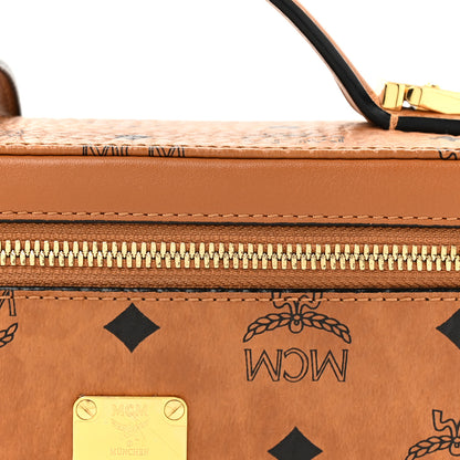 MCM Visetos Rockstar Vanity Case Cognac 7 of 11