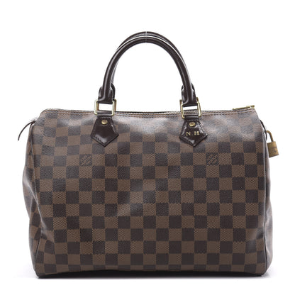 Louis Vuitton Damier Ebene Speedy 30 1 of 16