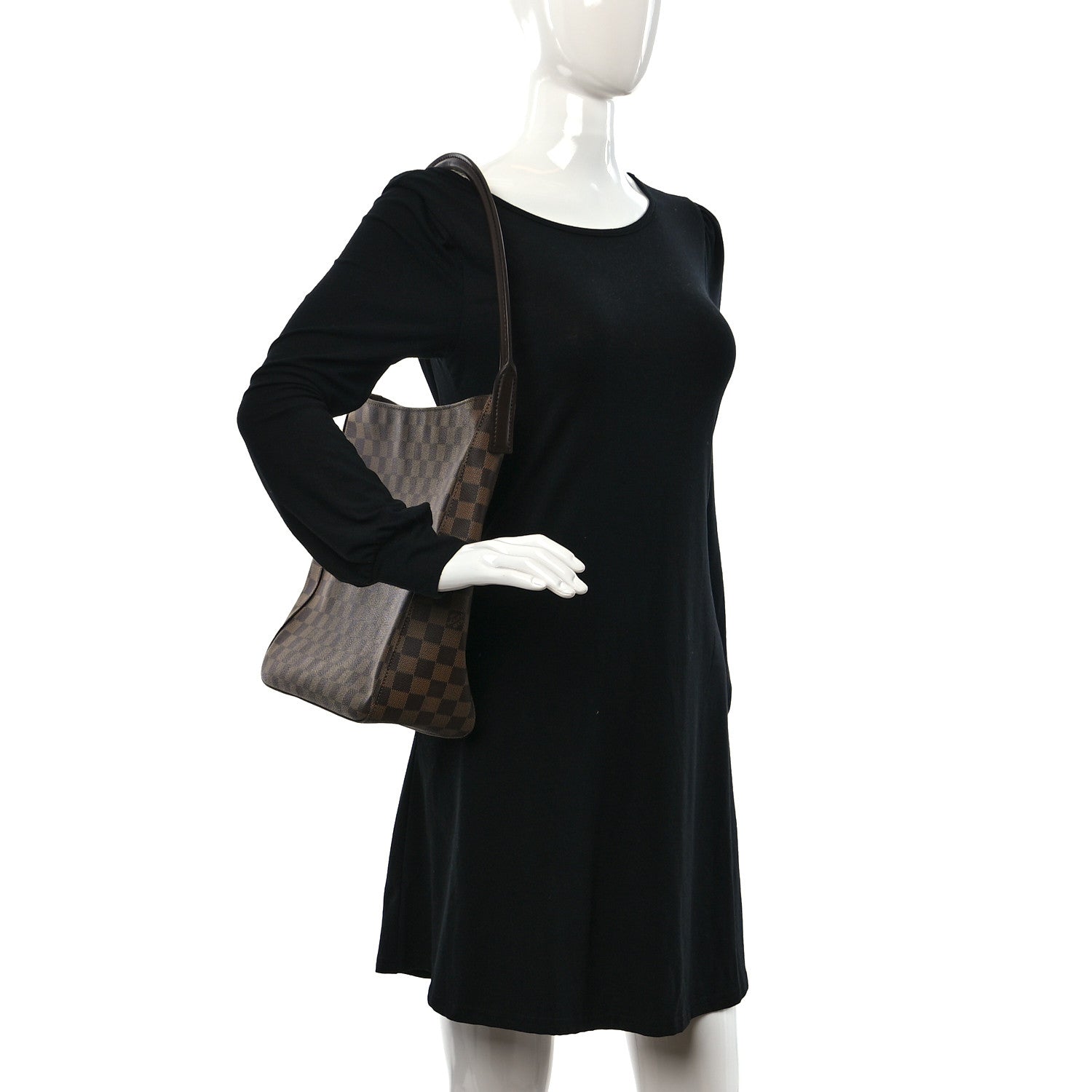 Louis Vuitton Damier Ebene Looping GM 2 of 8