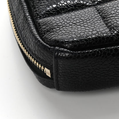 Chanel Caviar Quilted Coin Purse Belt Bag Black 8 of 10
