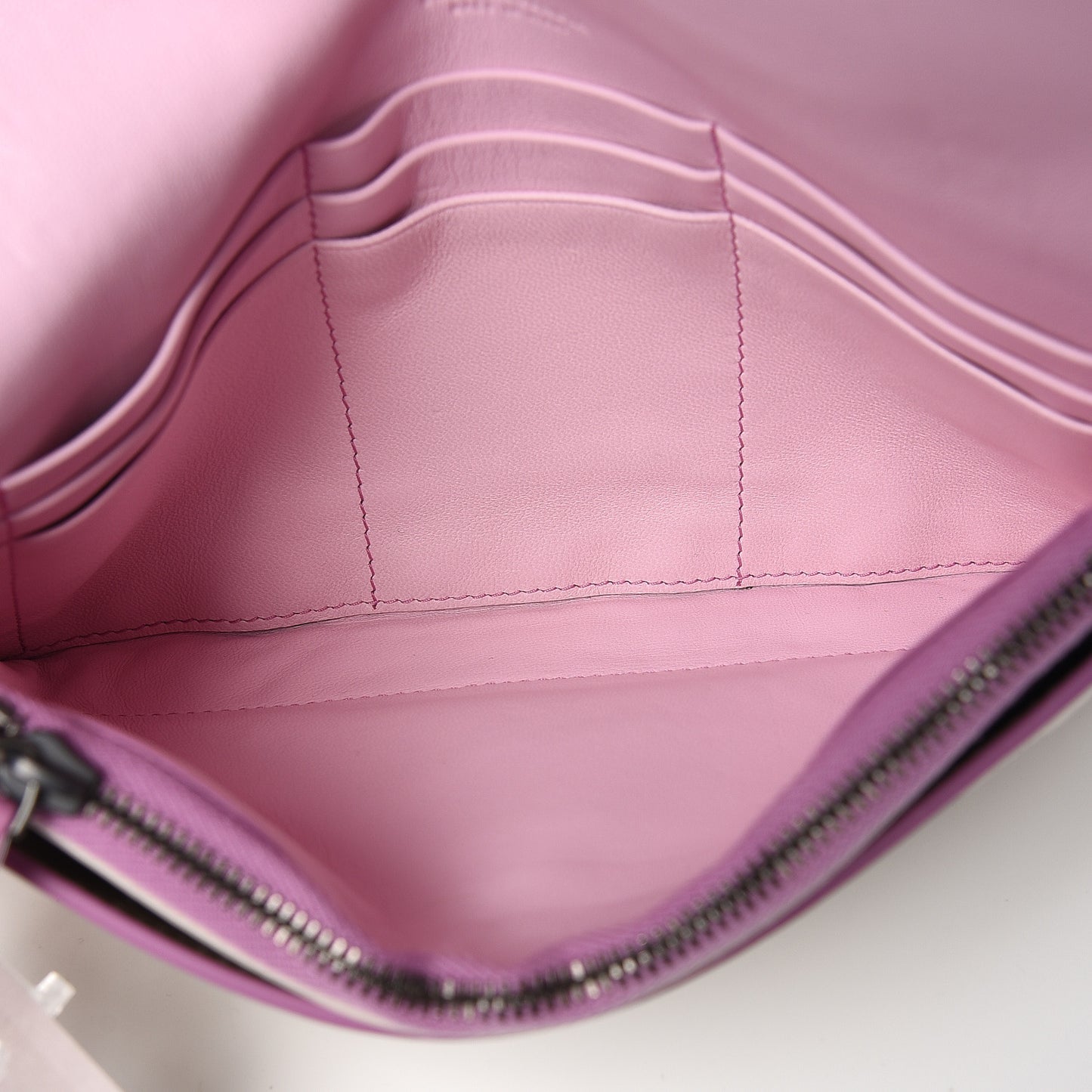 Nappa Intrecciato Wallet Bag Dragee Mist Twilight