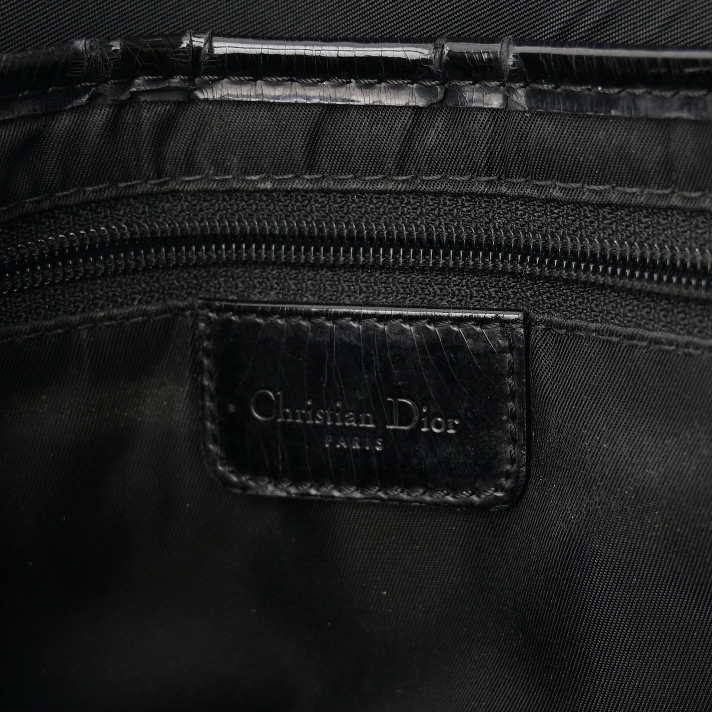 Nylon Saddle bag Black