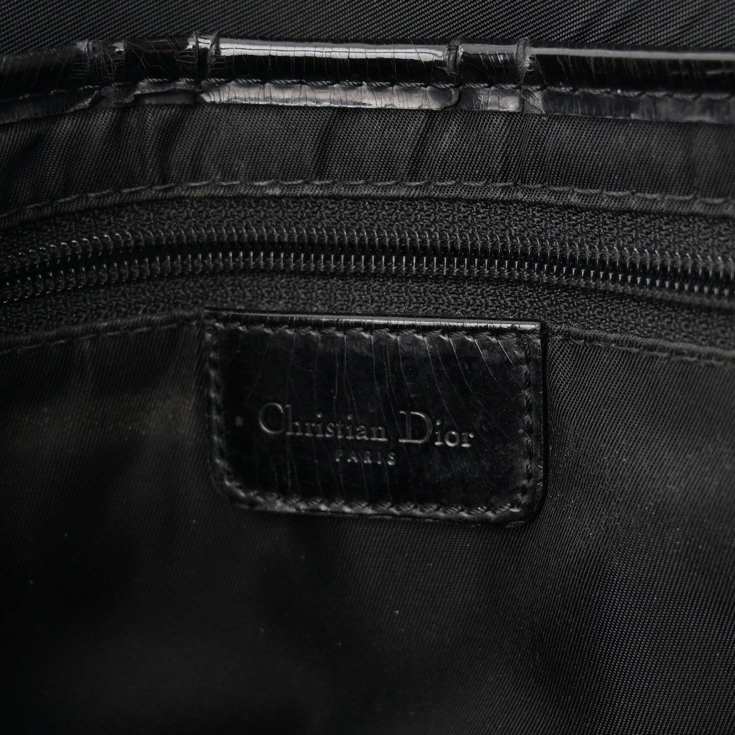Christian Dior Nylon Saddle bag Black 6 of 13