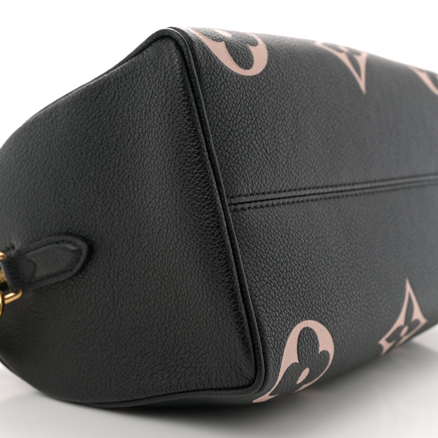 Louis Vuitton Empreinte Monogram Giant Speedy Bandouliere 25 Black Beige 8 of 11