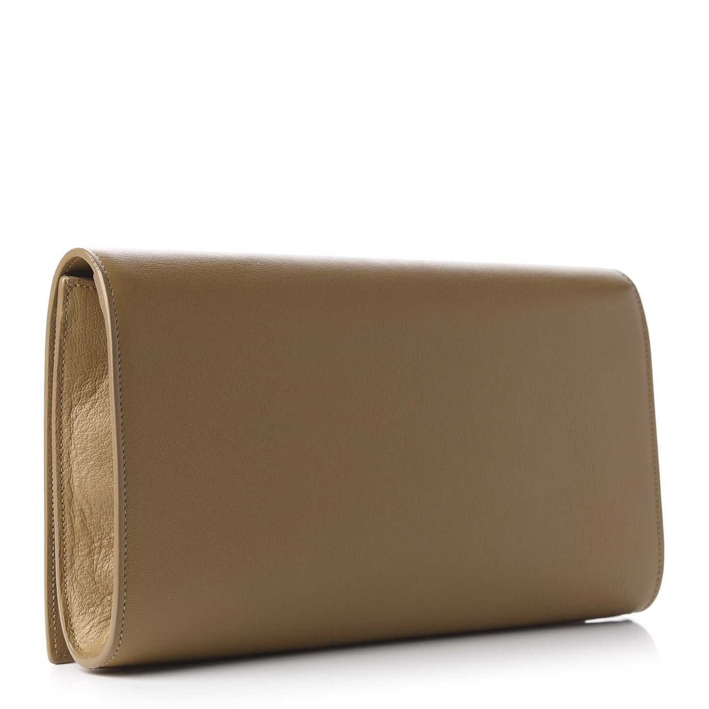 Calfskin Monogram Large Belle De Jour Clutch Beige