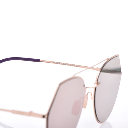 Fendi Metal Geometric Sunglasses FF 0194/S Gold 5 of 6