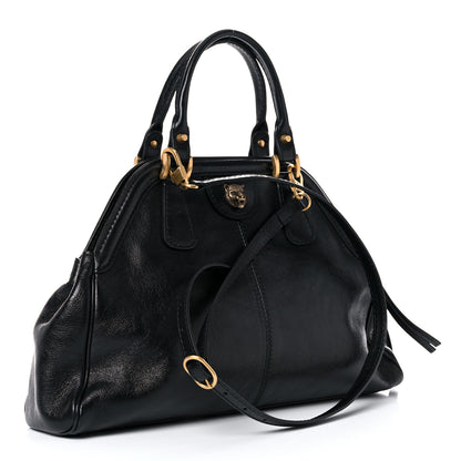 Gucci Calfskin Medium Re(Belle) Top Handle Bag Black 3 of 14