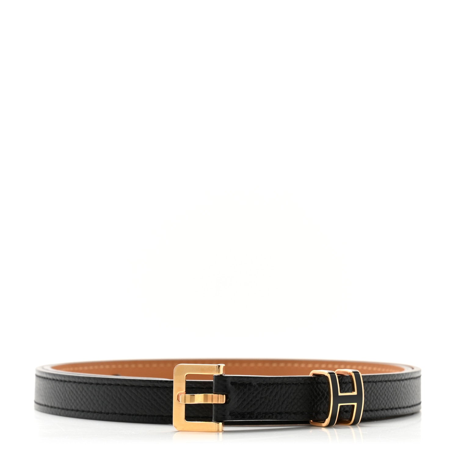 Hermes Epsom 15mm Pop H Belt 75 30 Black 1 of 7