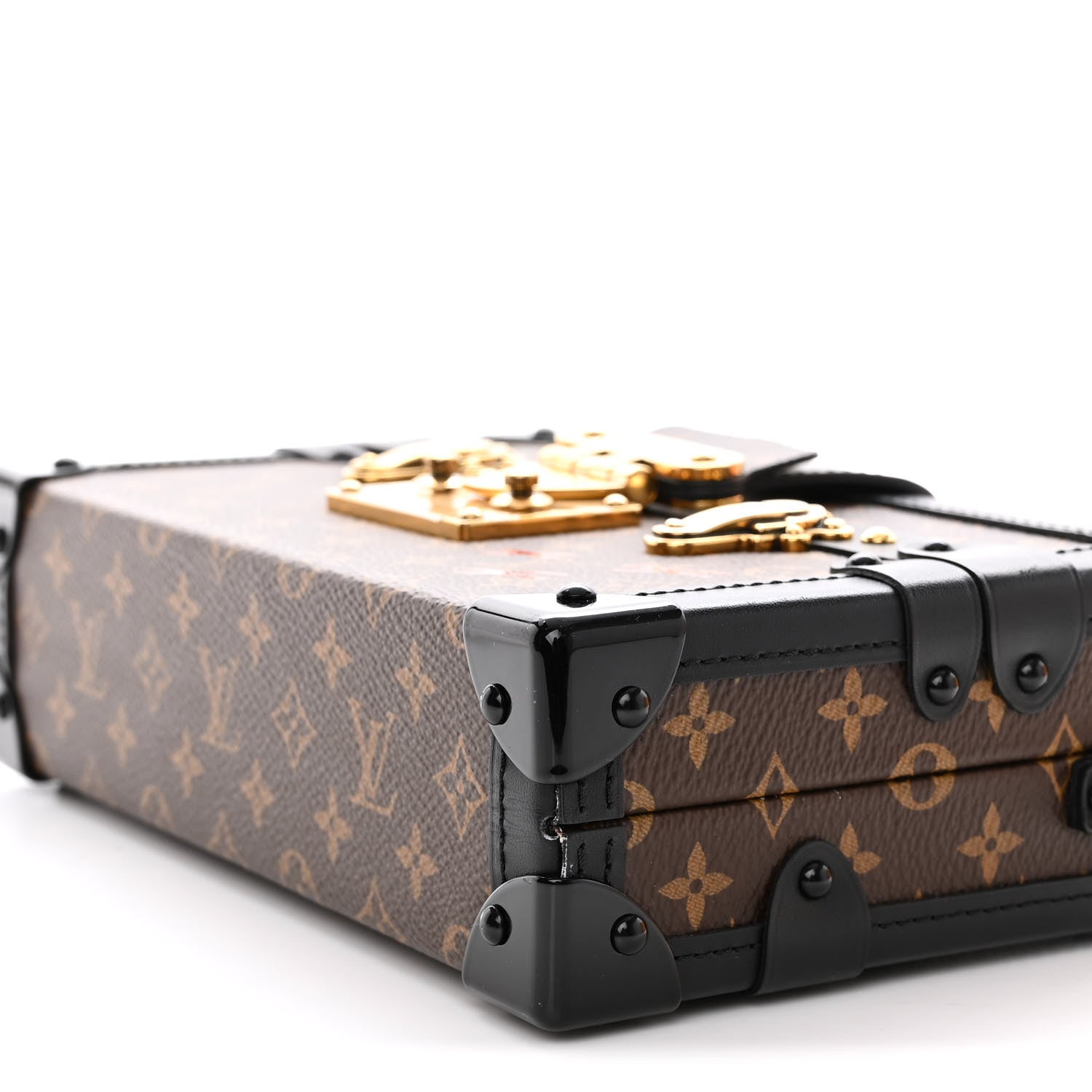 Louis Vuitton Monogram Petite Malle Black 10 of 15