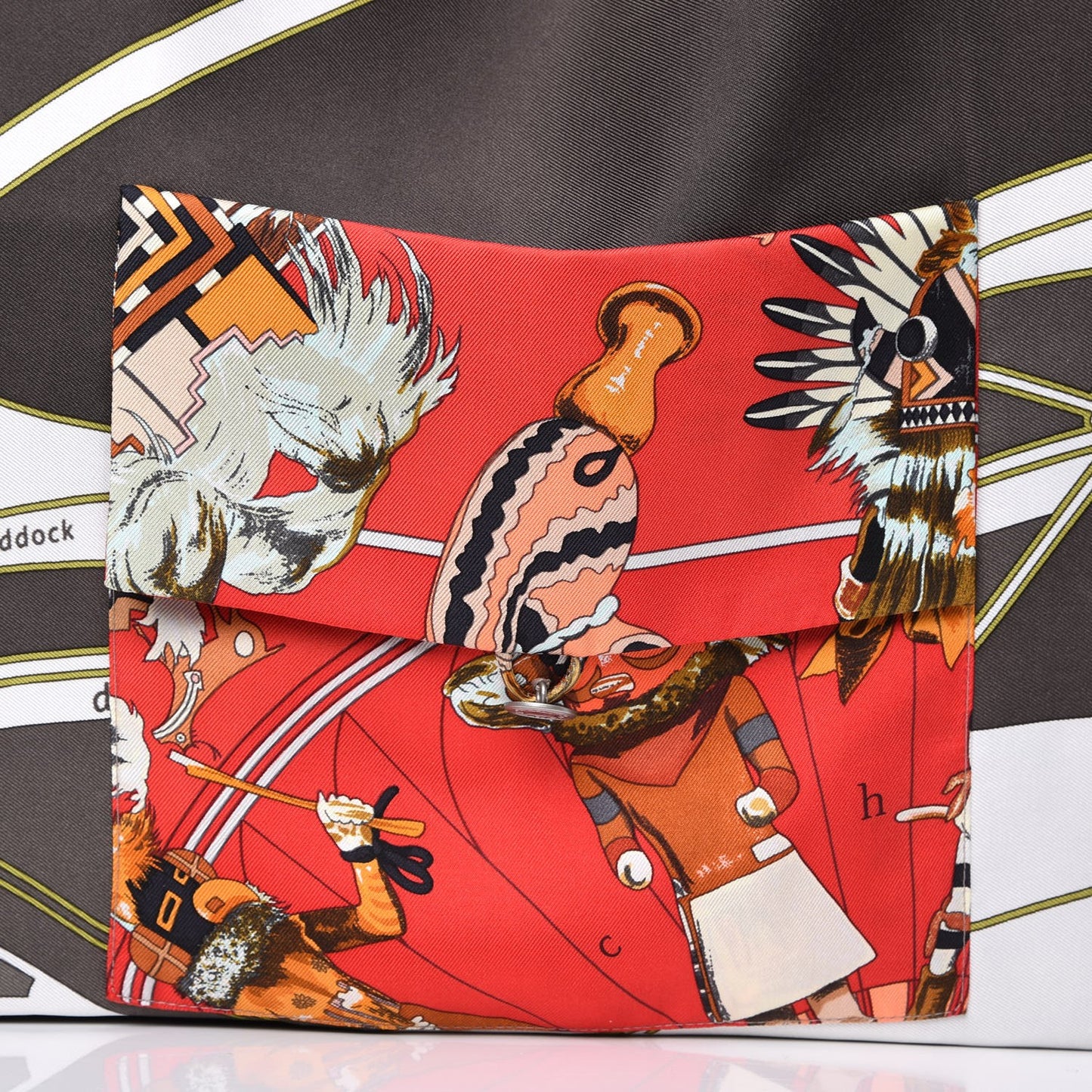 Silk Petit H Kachinas Shopping Bag