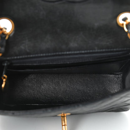 Chanel Lambskin Quilted Mini Square Flap Black 5 of 10