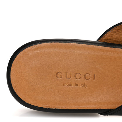 Gucci Calfskin Womens Princetown Slippers 38 Black 9 of 10