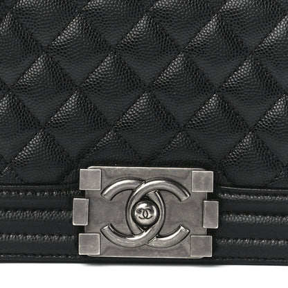 Chanel Caviar Quilted Small Boy Flap Black 8 of 11