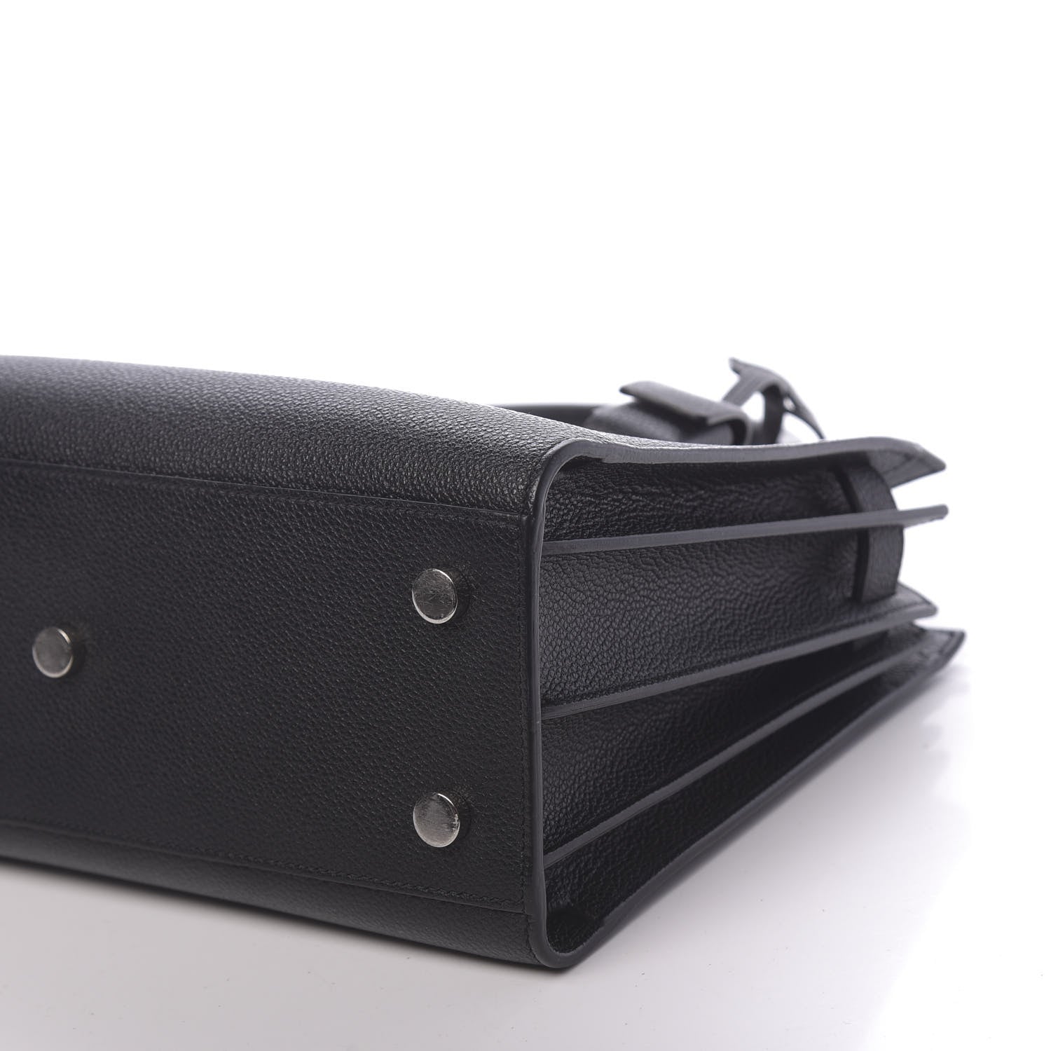 Saint Laurent Grained Calfskin Baby Sac De Jour Black 8 of 9