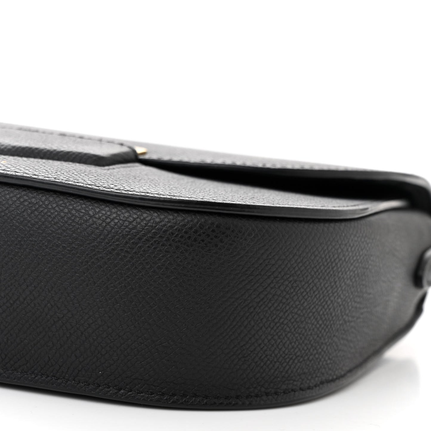 Grained Calfskin Small Trotteur Black