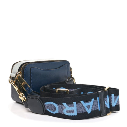 Marc Jacobs Metallic Saffiano Glitter Small Snapshot Camera Bag Blue Sea 2 of 9