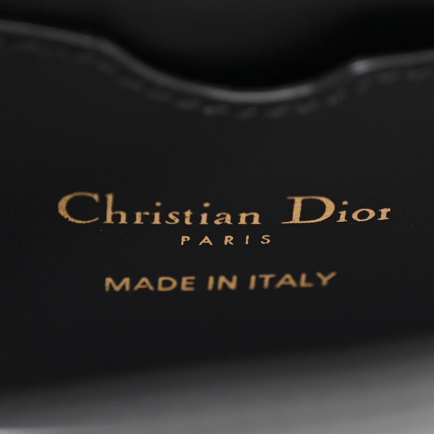 Christian Dior Smooth Calfskin Micro 30 Montaigne Flap Bag Black 6 of 9