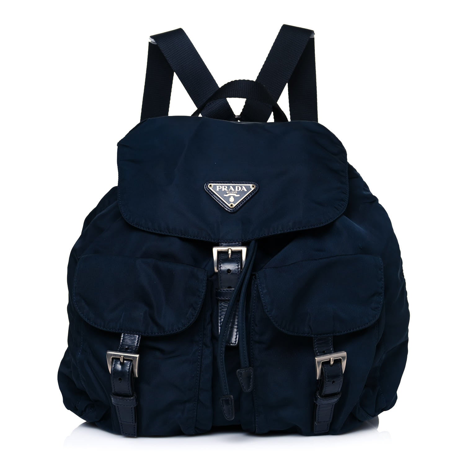 Prada Nylon Vela Small Backpack Navy 1 of 11