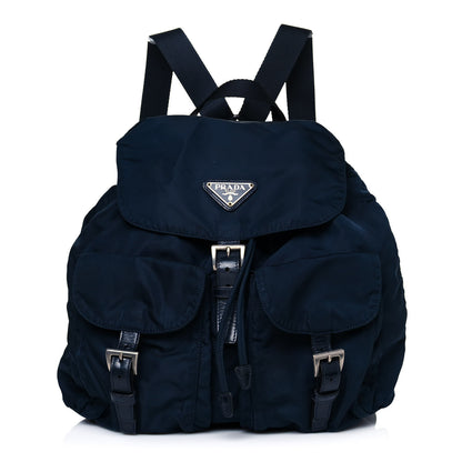 Prada Nylon Vela Small Backpack Navy 1 of 11